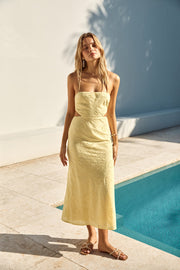 Give Me Sunshine Maxi Dress Yellow