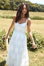 Porcelain Princess Maxi Dress White