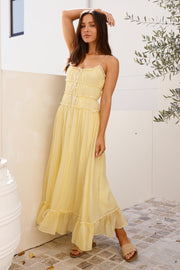 Understand It Maxi Dress Yellow