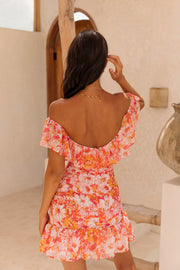 HELLO MOLLY Flowers On My Mind Dress Pink