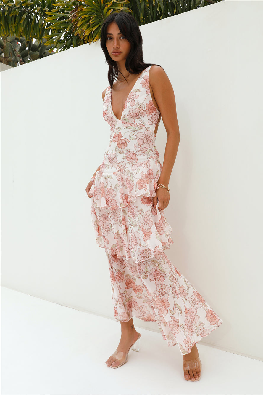 Foolish One Maxi Dress Pink
