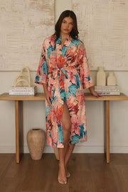 Vera Cloud Jersey Midi Robe in Rio