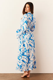 Kaia Cloud Jersey Kimono Robe in Serene