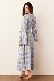 Kaia Cloud Jersey Kimono Robe in Villeroy