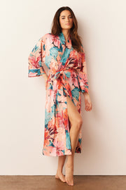 Vera Cloud Jersey Midi Robe in Rio