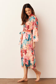 Vera Cloud Jersey Midi Robe in Rio