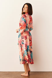 Vera Cloud Jersey Midi Robe in Rio