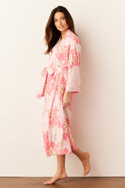 Vera Cloud Jersey Midi Robe in Dahlia
