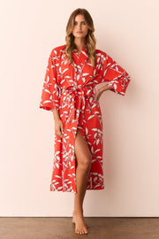 Vera Cloud Jersey Midi Robe in Zen