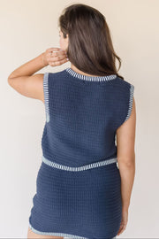 Serenity Button Knit Vest