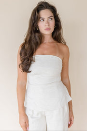 Morenci Linen Tube Top