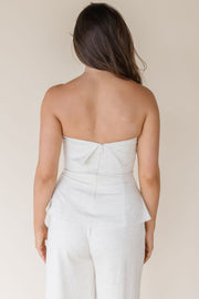 Morenci Linen Tube Top