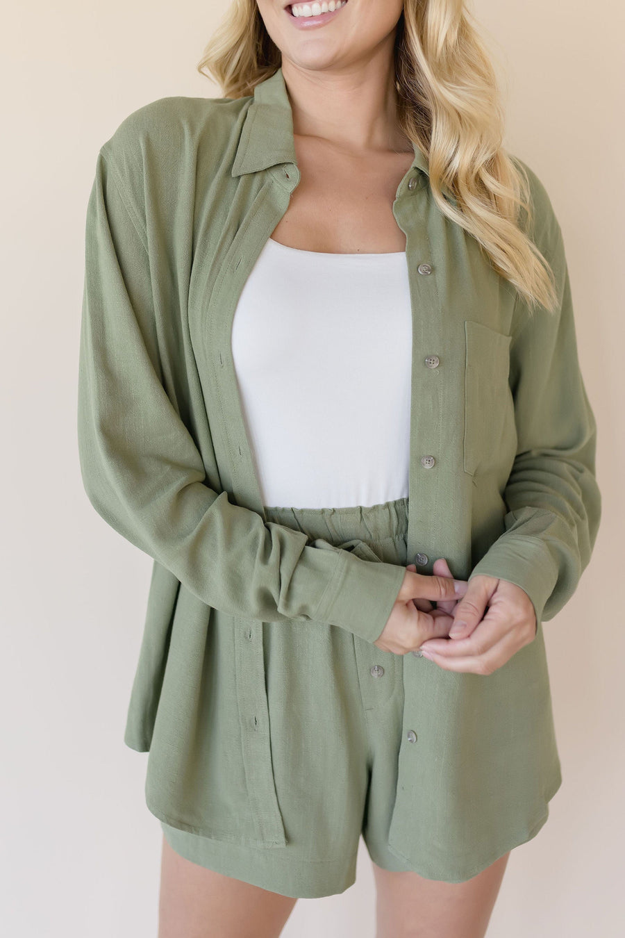 Portia Button Down