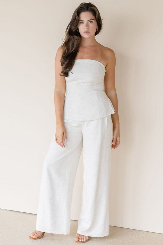 Morenci Linen Tube Top