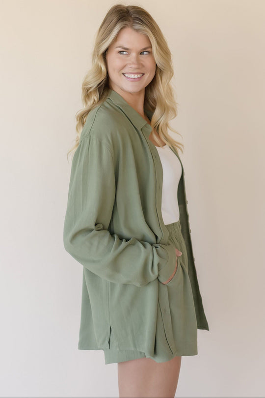 Portia Button Down