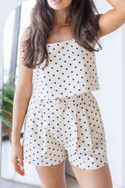 Ruby Polka Dot Crop Top