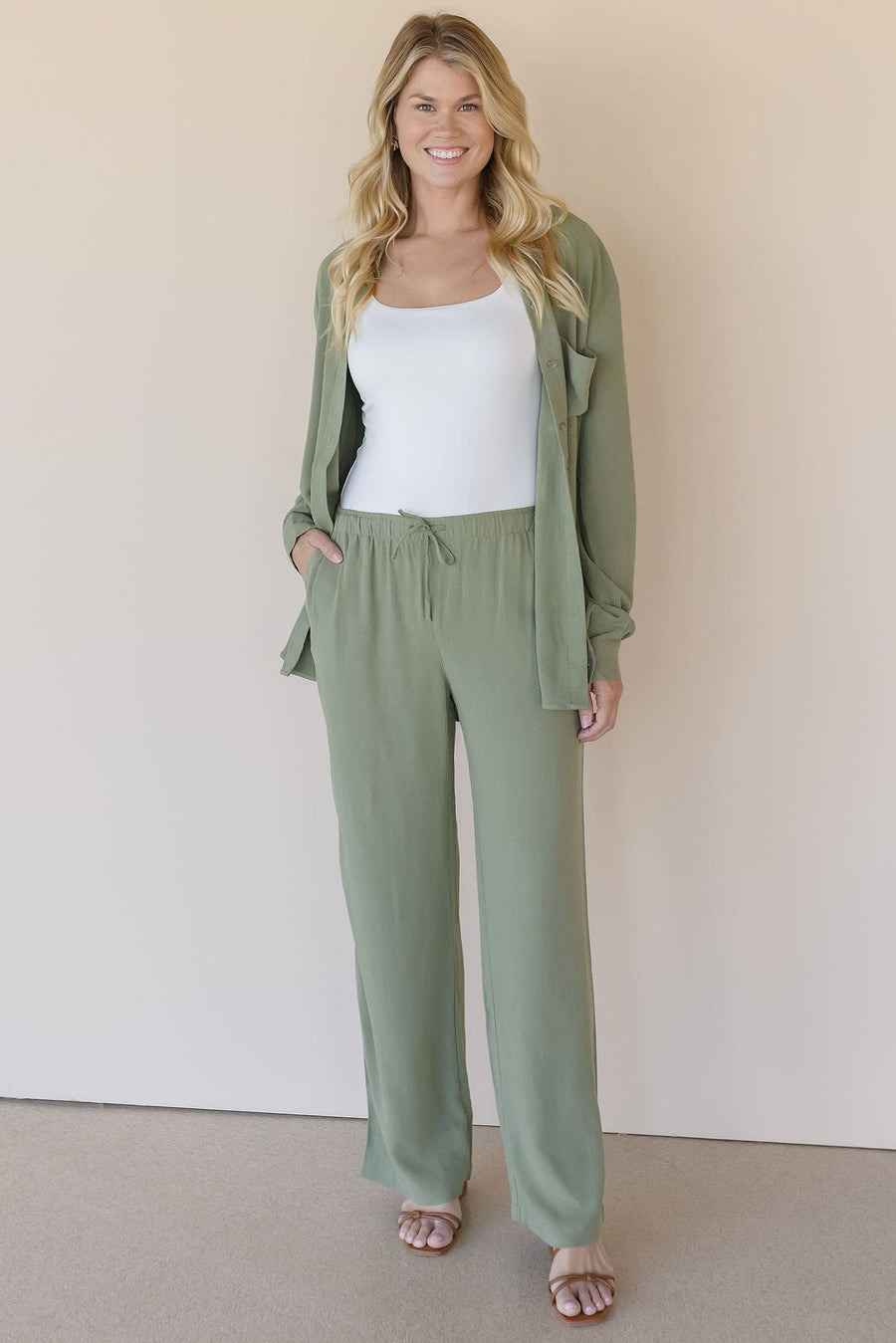 Portia Button Down