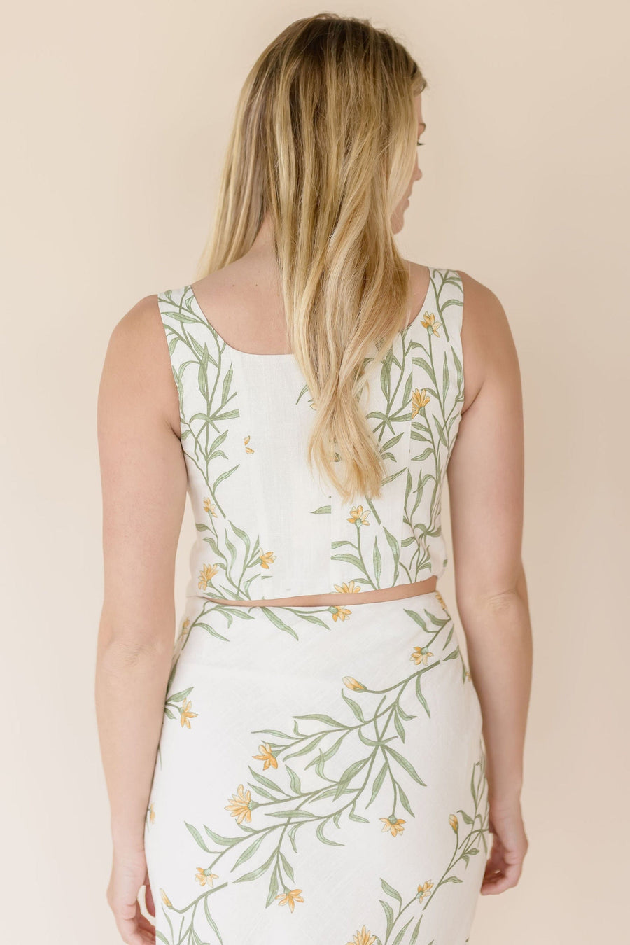 Wild Fern Floral Vest Tank Top