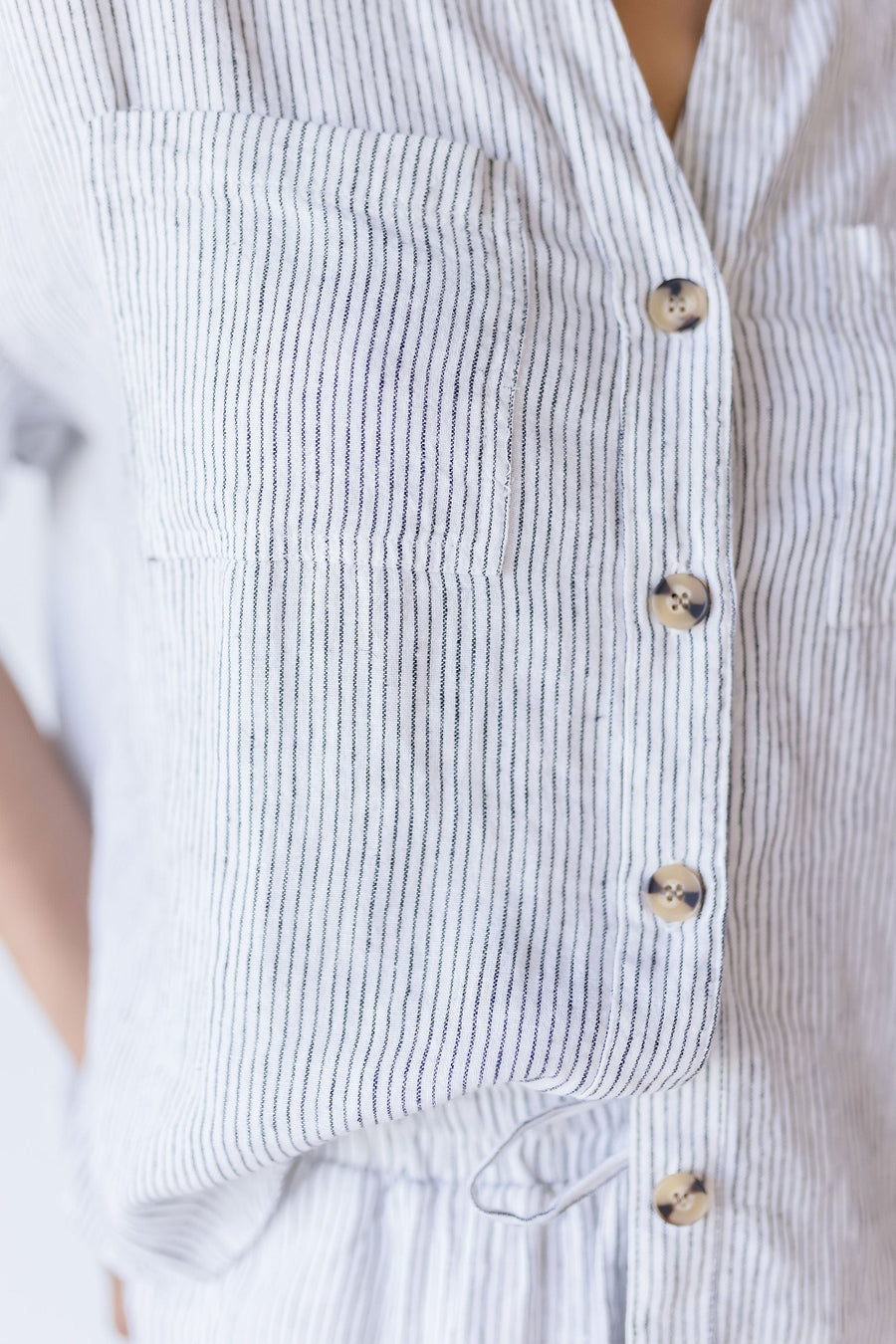 Selena Striped Top