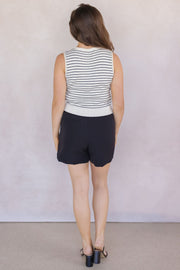 Hastings Striped Button Vest