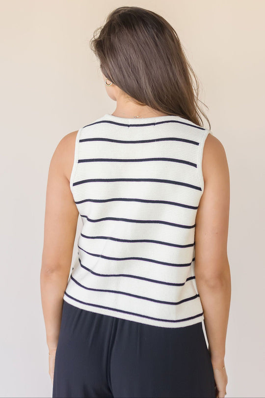 Chamberlain Tie Front Knitted Vest