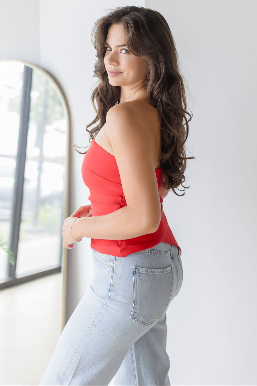 Anoka Ruched Tube Top