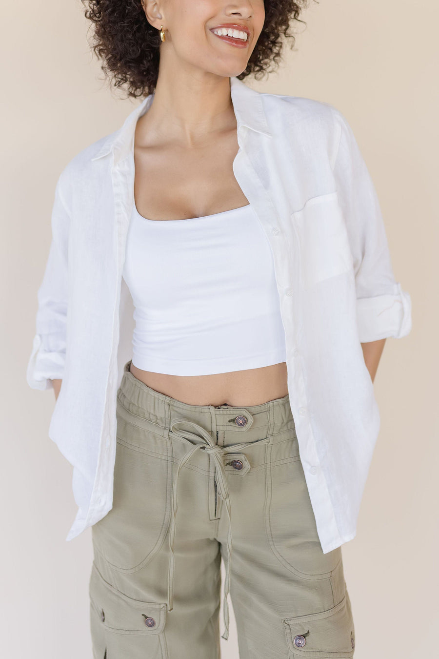 Elisa Button Down