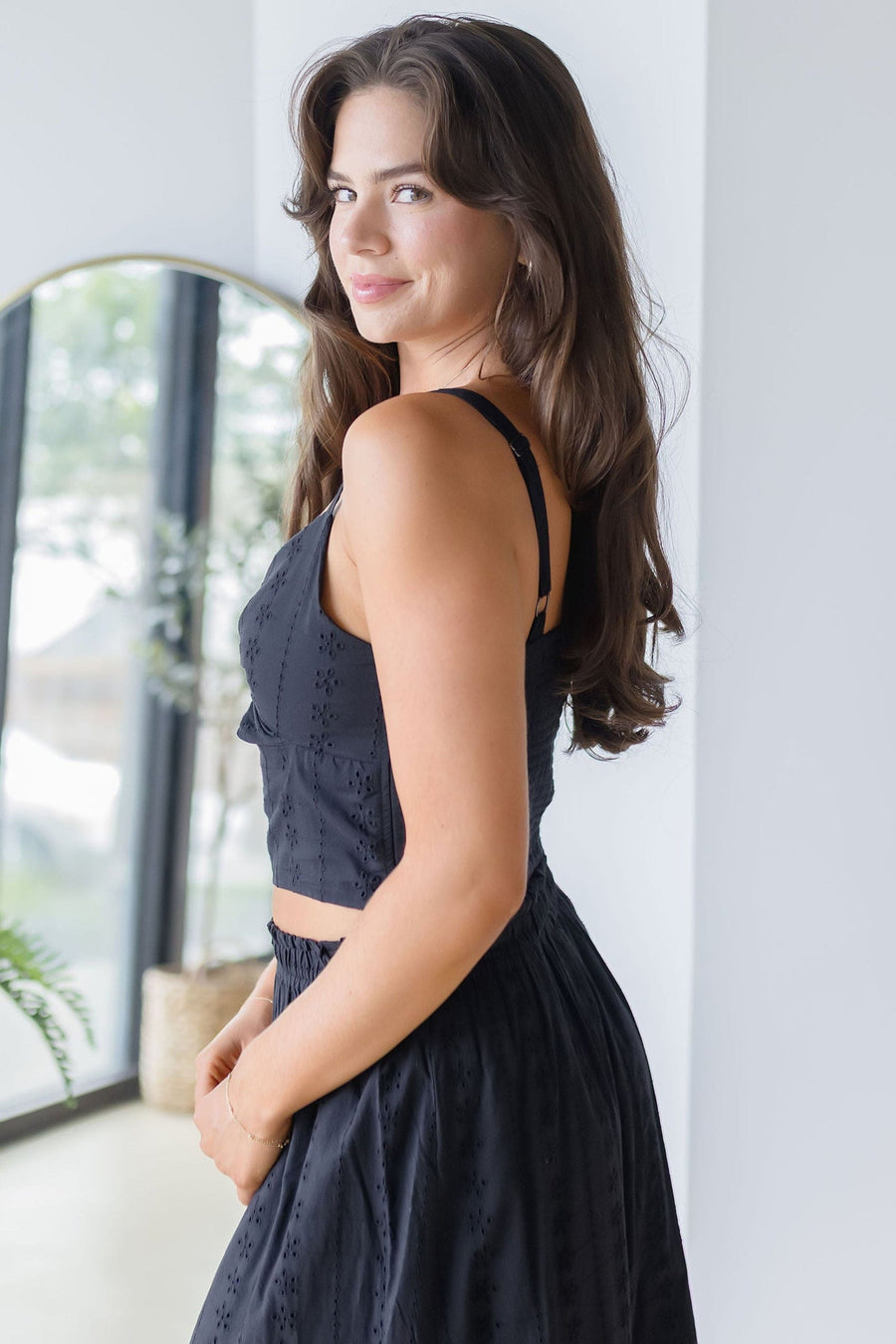 Veronica Eyelet Tank