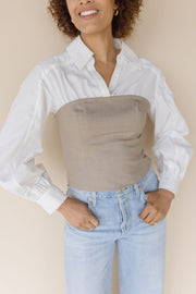 Brooks Layered Corset Top
