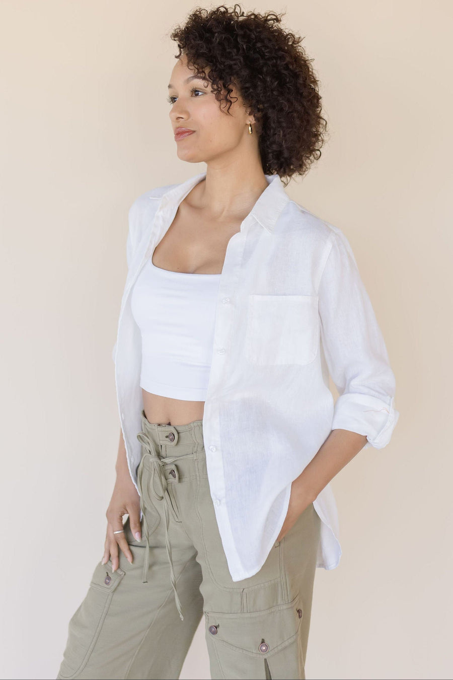 Elisa Button Down