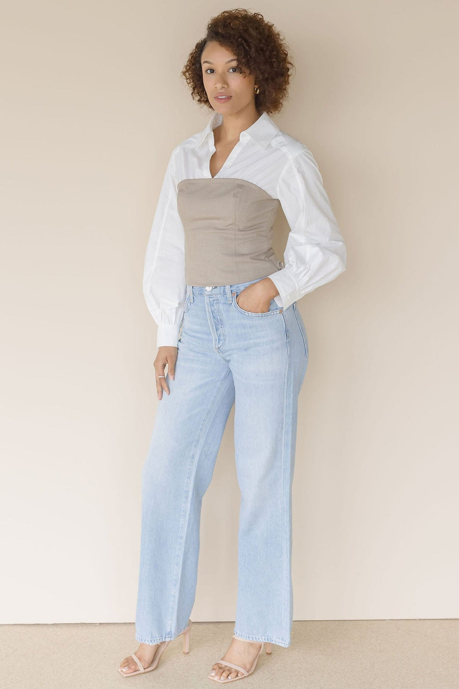 Brooks Layered Corset Top