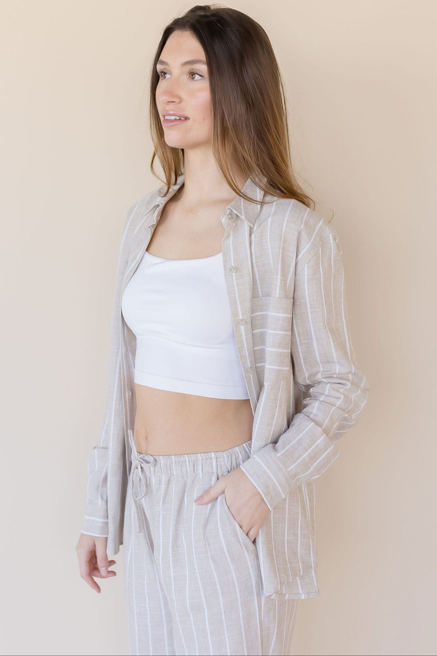 Portia Button Down