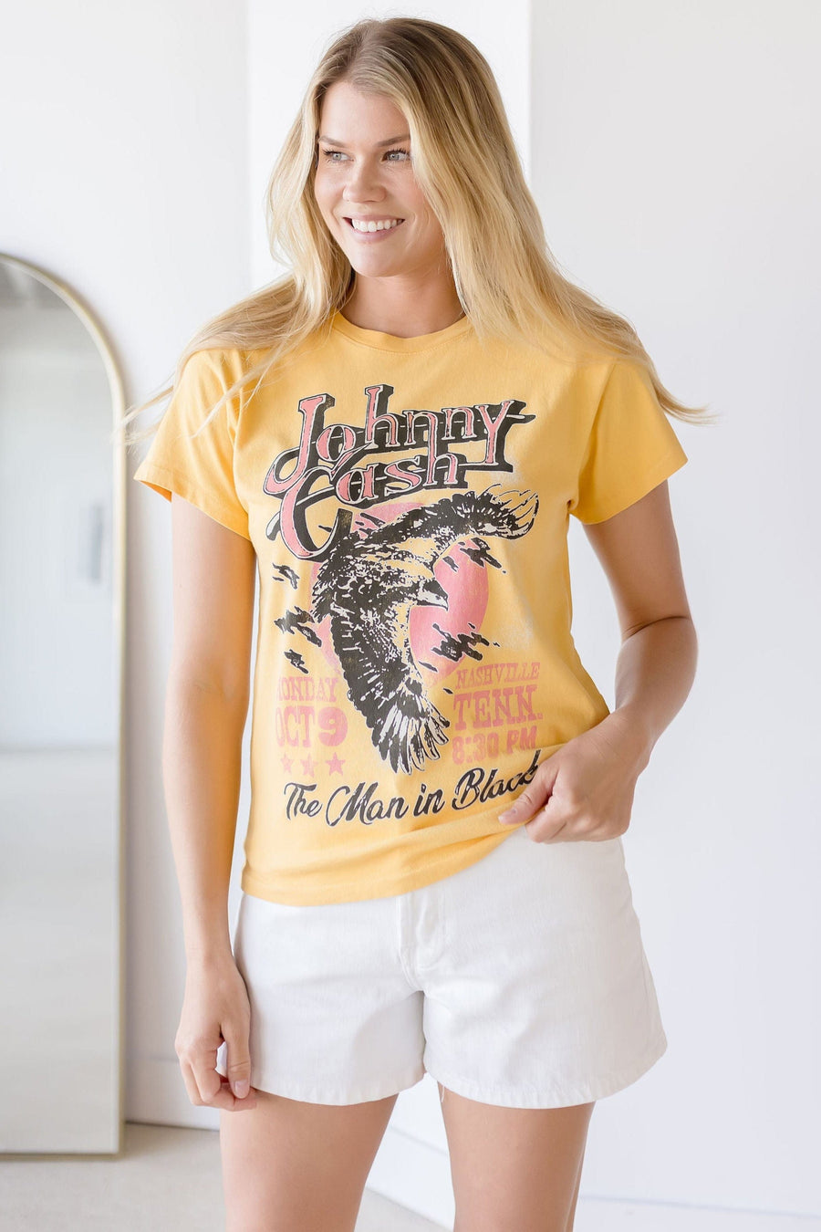Johnny Cash Eagle Poster Tour Tee