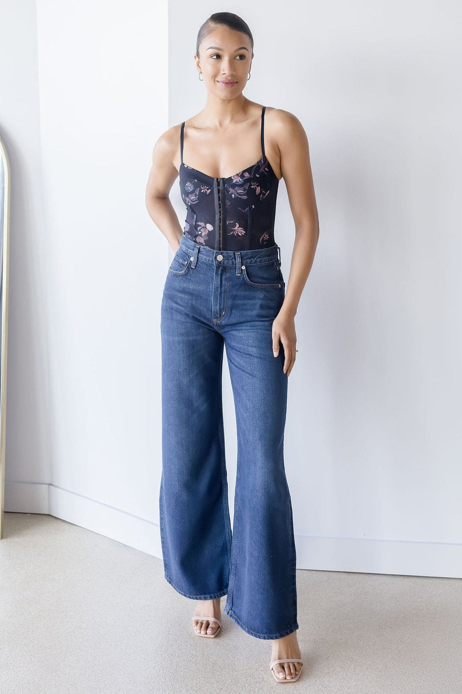 Night Rhythm Printed Bodysuit