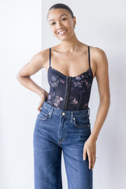 Night Rhythm Printed Bodysuit