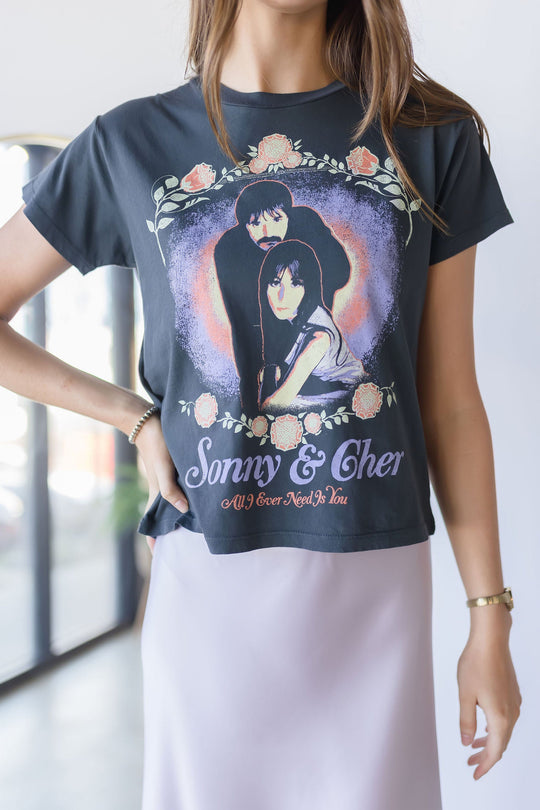 Sonny & Cher All I Ever Need Is You Solo Tee