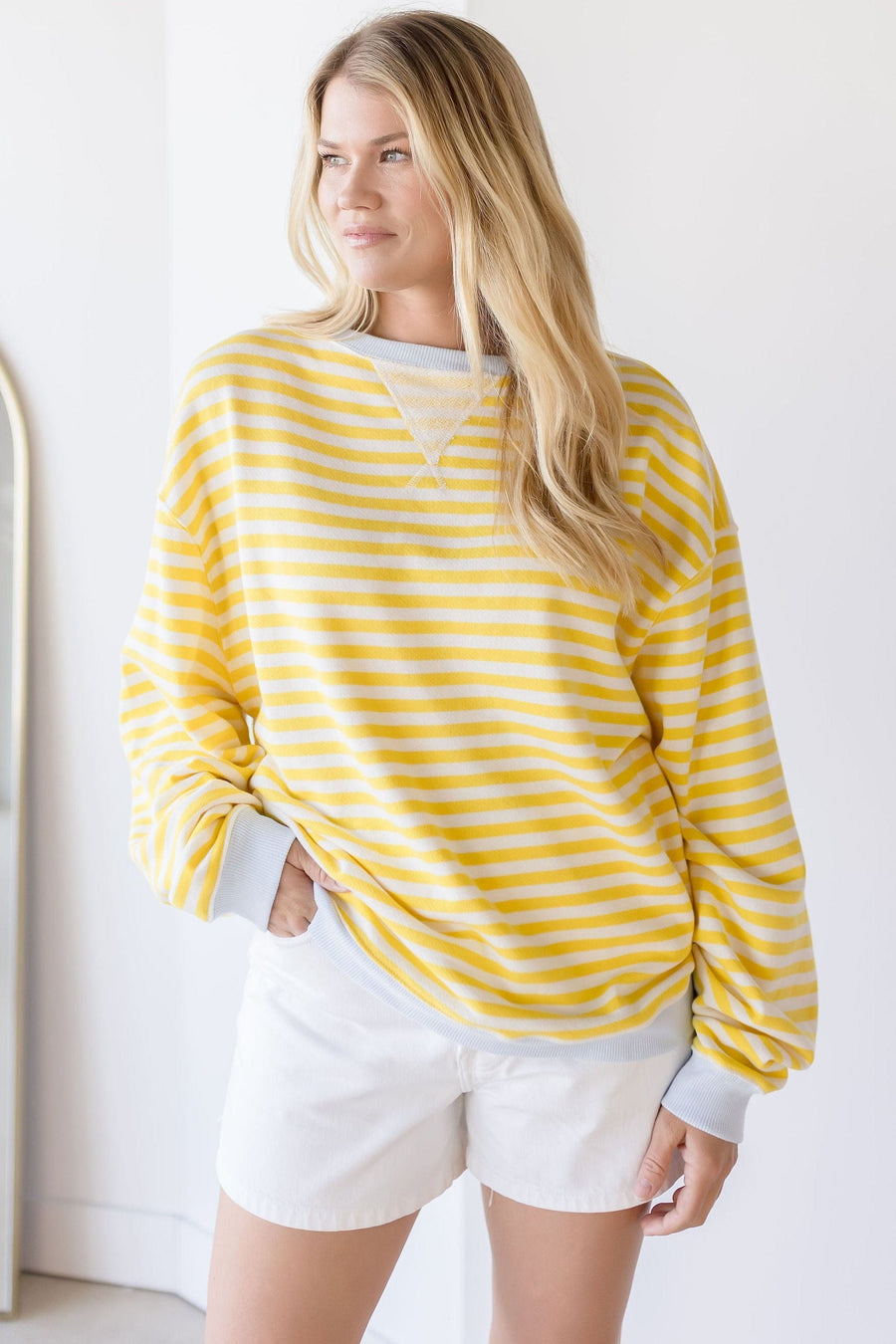 Classic Striped Crew
