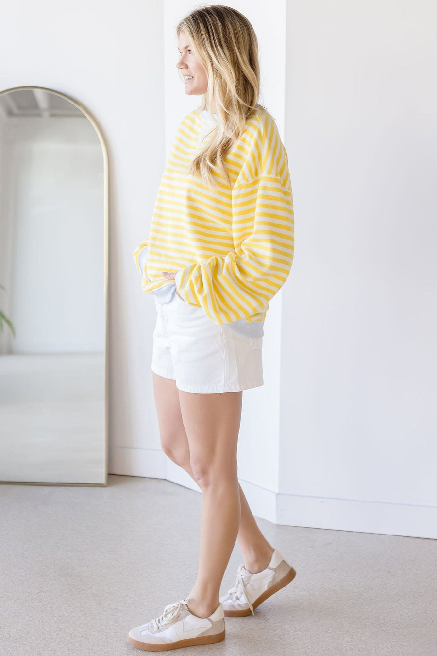 Classic Striped Crew