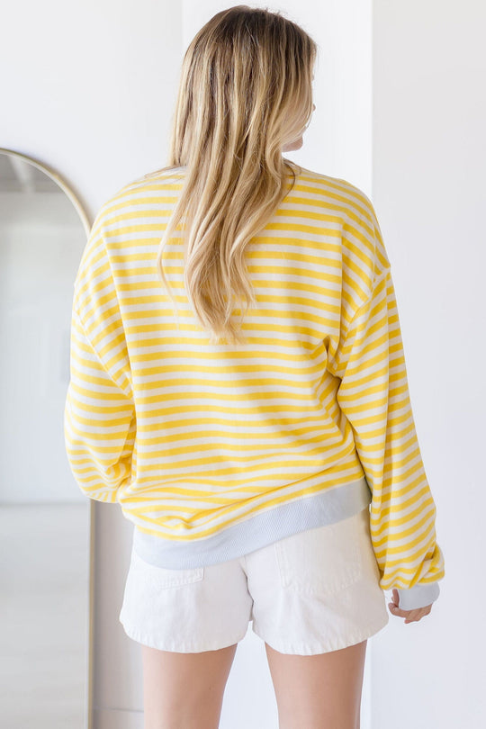 Classic Striped Crew