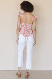 Baylin Floral Peplum Top