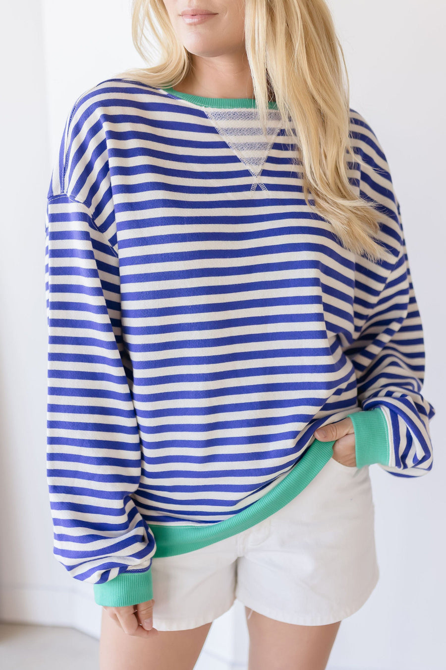 Classic Striped Crew