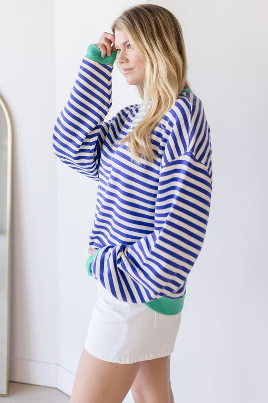 Classic Striped Crew