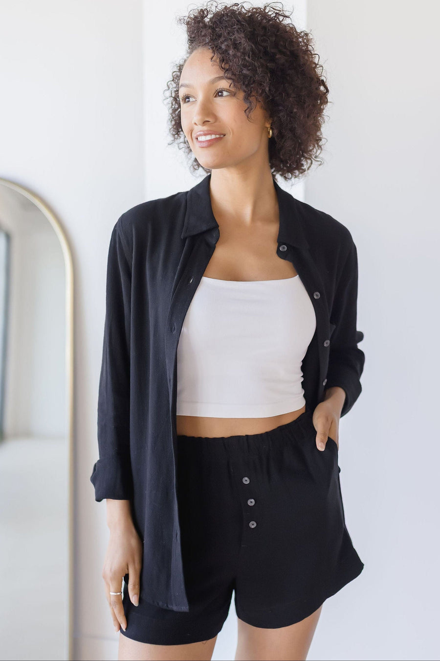 Portia Button Down