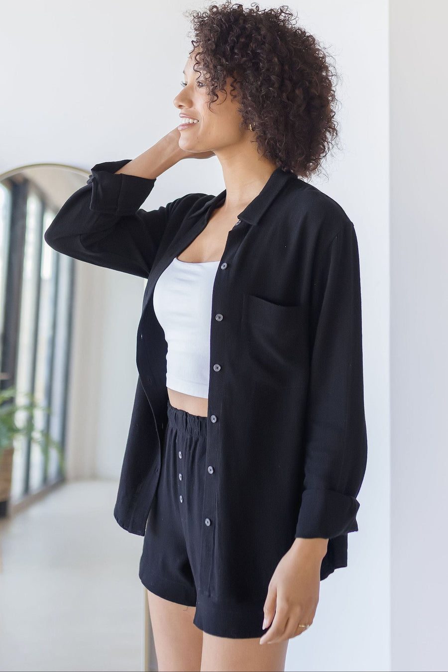Portia Button Down