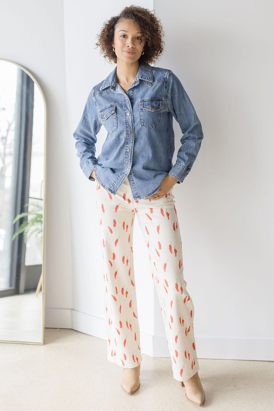 Darsha Denim Button Shirt