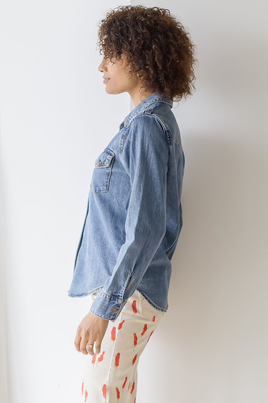 Darsha Denim Button Shirt