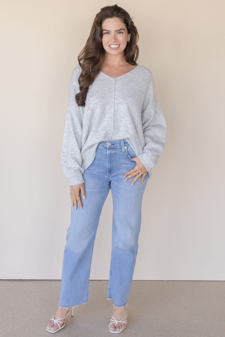 Stevie V Neck Sweater