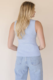 Beach Walk Sweater Vest Top