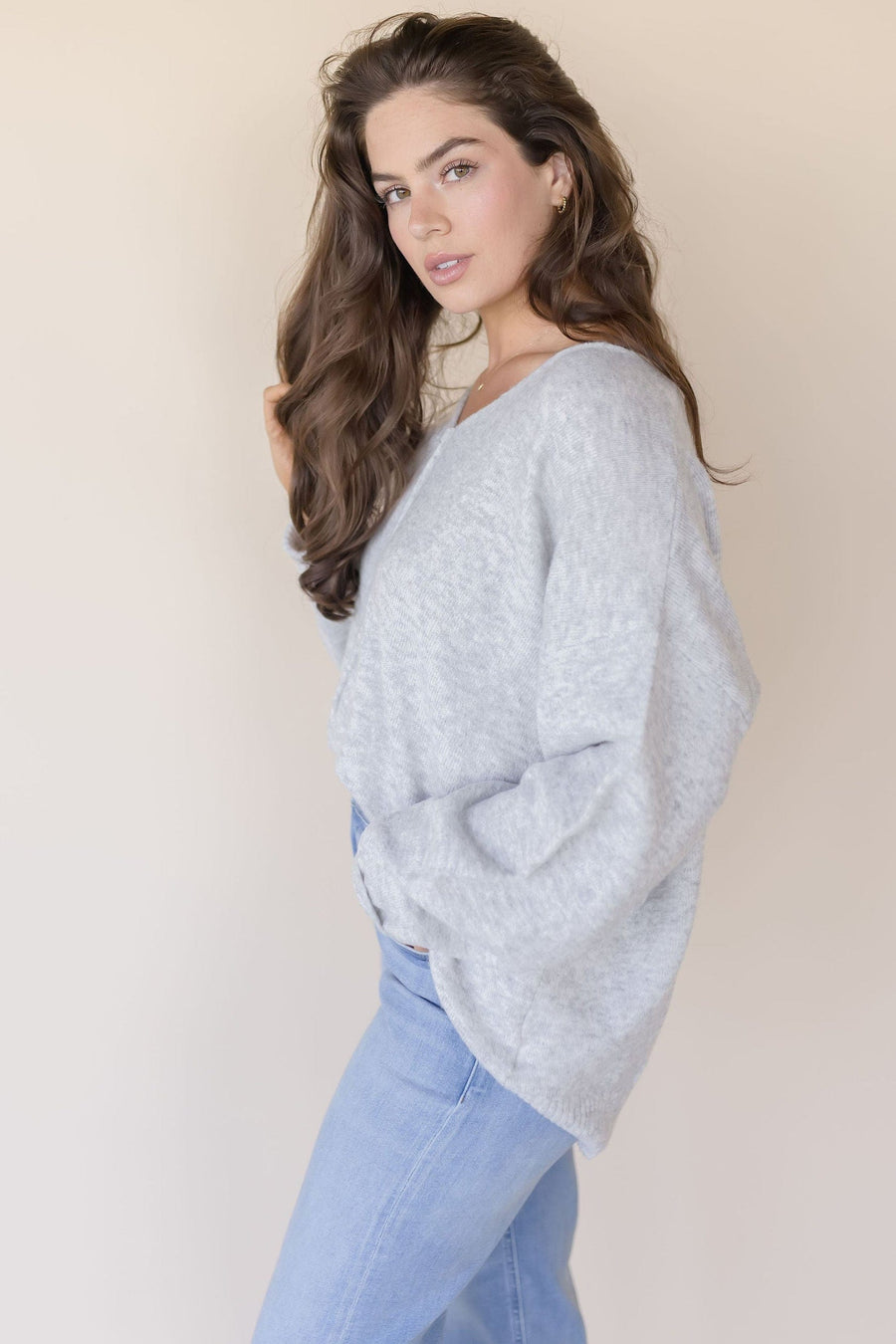 Stevie V Neck Sweater