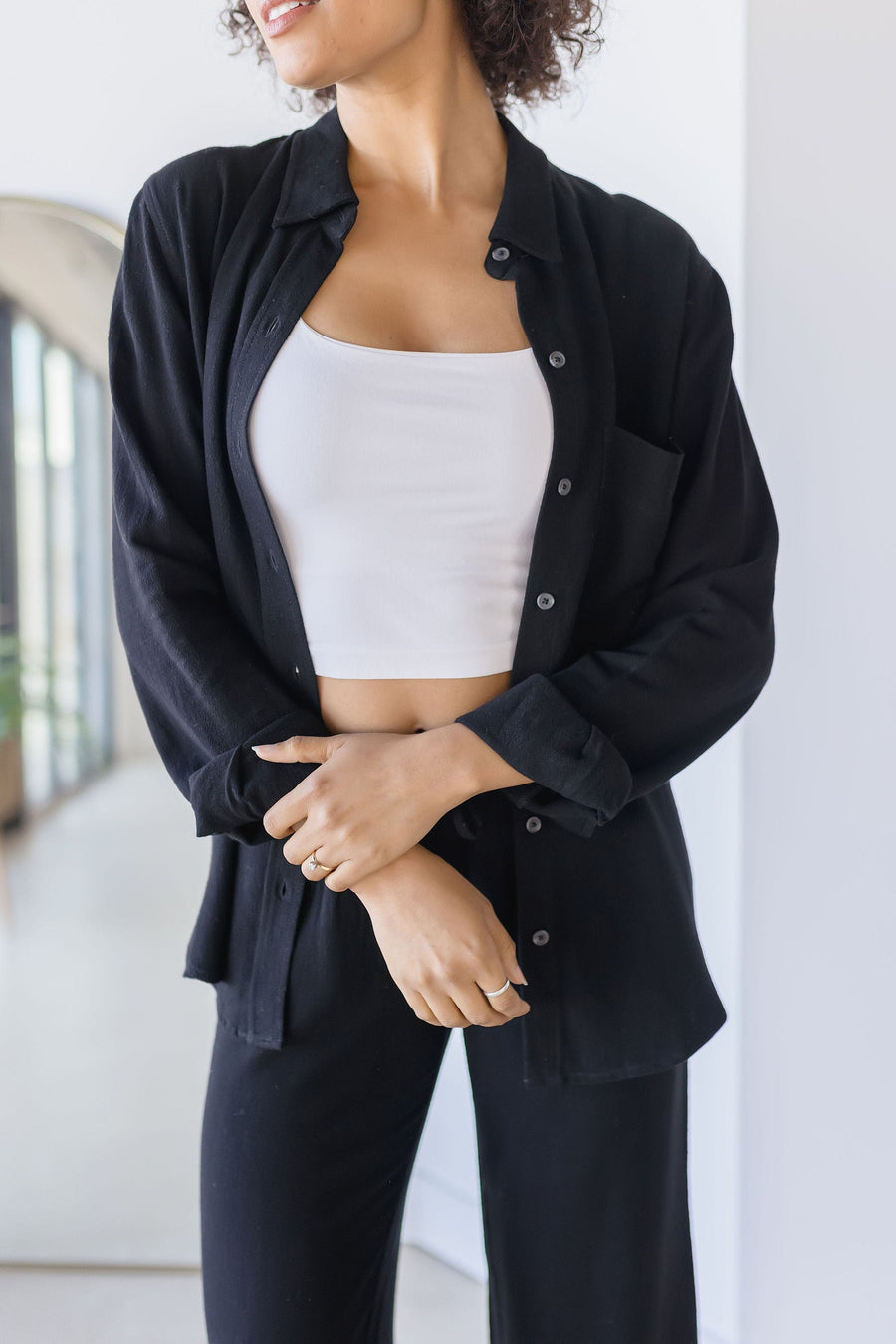 Portia Button Down
